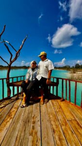 Telaga biru terbaik untuk daytrip